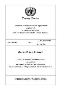 Book Cover for Treaty Series. 2803 by United Nations Publications Agency