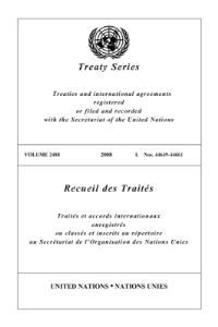 Book Cover for Treaty Series. 2488 by United Nations
