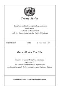 Book Cover for Treaty Series 2489 by United Nations Office of Legal Affairs