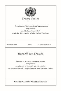 Book Cover for Treaty Series 3036 (English/French Edition) by United Nations Office of Legal Affairs