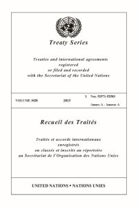 Book Cover for Treaty Series 3028 (English/French Edition) by United Nations Office of Legal Affairs