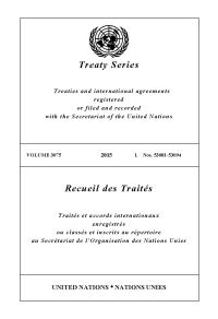 Book Cover for Treaty Series 3075 (English/French Edition) by United Nations Office of Legal Affairs
