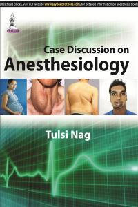 Book Cover for Case Discussion on Anesthesiology by Tulsi Nag