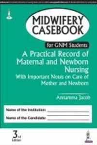 Book Cover for Midwifery Casebook for GNM Students by Annamma Jacob
