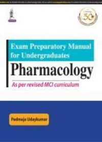 Book Cover for Exam Preparatory Manual for Undergraduates: Pharmacology by Padmaja Udaykumar