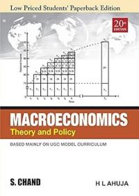Book Cover for Macroeconomics by H L Ahuja