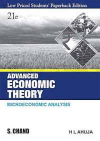 Book Cover for Advanced Economic Theory by H L Ahuja