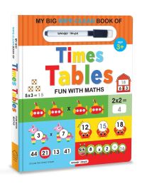 Book Cover for My Big Wipe and Clean Book of Times Tables for Kids Fun With Maths by 