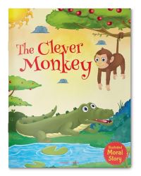 Book Cover for The Clever Monkey by Wonder House Books