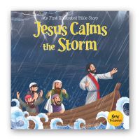 Book Cover for Jesus Calms the Storm by Wonder House Books