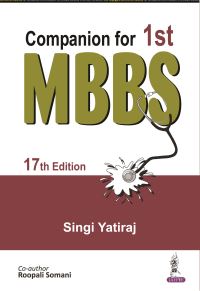 Book Cover for Companion for 1st MBBS by Singi Yatiraj, Roopali Somani