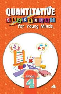 Book Cover for Quantitative Reasoning For Young Minds Level 4 by Rupa Publications Moonstone