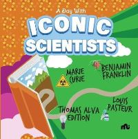 Book Cover for Day With Iconic Scientists by MOONSTONE MOONSTONE