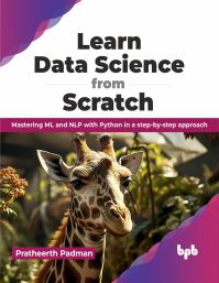 Book Cover for Learn Data Science from Scratch by Pratheerth Padman