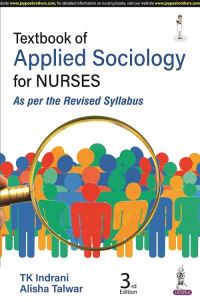 Book Cover for Textbook of Applied Sociology for Nurses by TK Indrani, Alisha Talwar