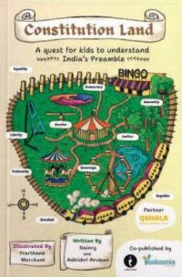Book Cover for Constitution Land by Naincy Aruman, Adhishri Aruman