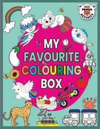 Book Cover for My Favourite Colouring Book Box by Red Panda