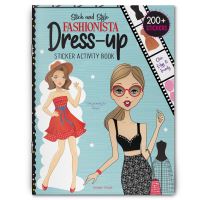 Book Cover for Stick and Style - Fashionista Dress-Up (Sticker Activity Book) by Wonder House Books