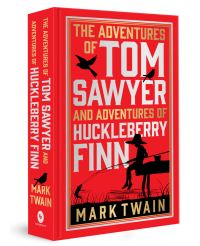 Book Cover for The Adventures of Tom Sawyer & Adventures of Huckleberry Finn by Mark Twain