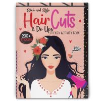 Book Cover for Stick and Style - Hair Cuts & Do Ups (Sticker Activity Book) by Wonder House Books