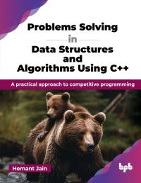 Book Cover for Problems Solving in Data Structures and Algorithms Using C++ by Hemant Jain