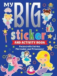 Book Cover for My Big Sticker and Activity Book - Packed With Fairies, Mermaids and Princesses! by Booktopus