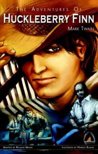 Book Cover for The Adventures of Huckleberry Finn by Mark Twain