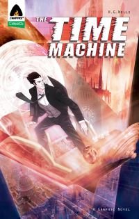 Book Cover for The Time Machine by HG Wells, Lewis Helfand
