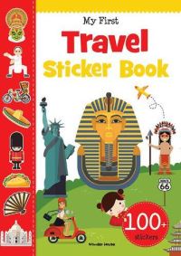 Book Cover for My First Travel Sticker Book by 