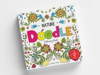 Book Cover for Nature Doodle Coloring Book by 