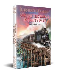 Book Cover for Illustrated Classics - Around the World in 80 Days by 