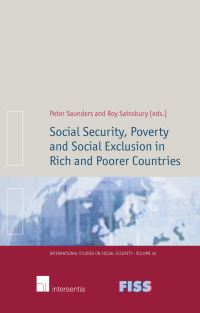 Book Cover for Social Security, Poverty and Social Exclusion in Rich and Poorer Countries by Peter Saunders, Roy Sainsbury