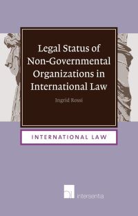 Book Cover for Legal Status of Non-Governmental Organizations in International Law by Ingrid Rossi