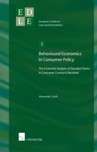 Book Cover for Behavioural Economics in Consumer Policy by Hanneke Luth