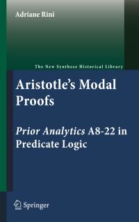 Book Cover for Aristotle's Modal Proofs by Adriane Rini