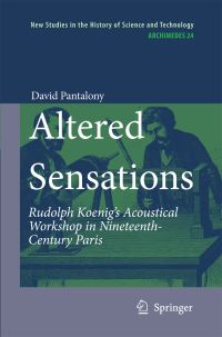 Book Cover for Altered Sensations by David Pantalony