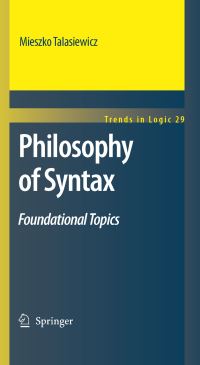 Book Cover for Philosophy of Syntax by Mieszko Talasiewicz