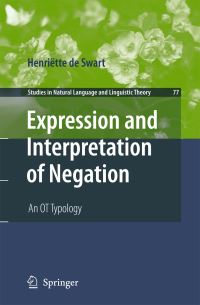 Book Cover for Expression and Interpretation of Negation by Henriëtte de Swart
