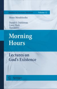 Book Cover for Morning Hours by Moses Mendelssohn