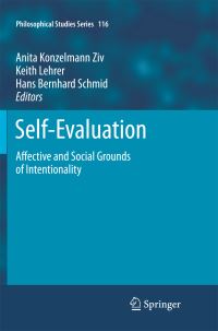 Book Cover for Self-Evaluation by Anita Konzelmann Ziv, Keith Lehrer, Hans Bernhard Schmid