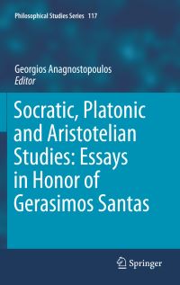 Book Cover for Socratic, Platonic and Aristotelian Studies by Georgios Anagnostopoulos