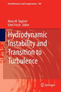 Book Cover for Hydrodynamic Instability and Transition to Turbulence by A M IAglom, U Frisch