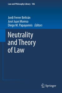 Book Cover for Neutrality and Theory of Law by Conference on Neutrality and Theory of Law