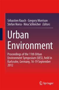 Book Cover for Urban Environment by Urban Environment Symposium