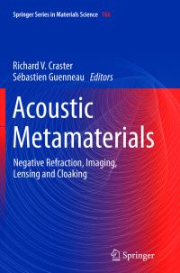 Book Cover for Acoustic Metamaterials by Richard V Craster, Sébastien Guenneau