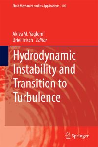 Book Cover for Hydrodynamic Instability and Transition to Turbulence by Akiva M Yaglom