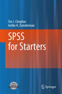 Book Cover for SPSS for Starters by Ton J M Cleophas, Aeilko H Zwinderman