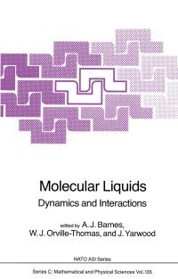 Book Cover for Molecular Liquids by AJ Barnes, WJ OrvilleThomas, J Yarwood