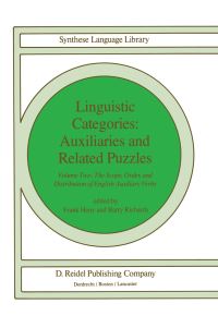 Book Cover for Linguistic Categories: Auxiliaries and Related Puzzles by F Heny, B Richards