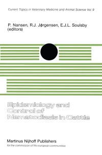 Book Cover for Epidemiology and Control of Nematodiasis in Cattle by P Nansen, RJ Jørgensen, EJL Soulsby